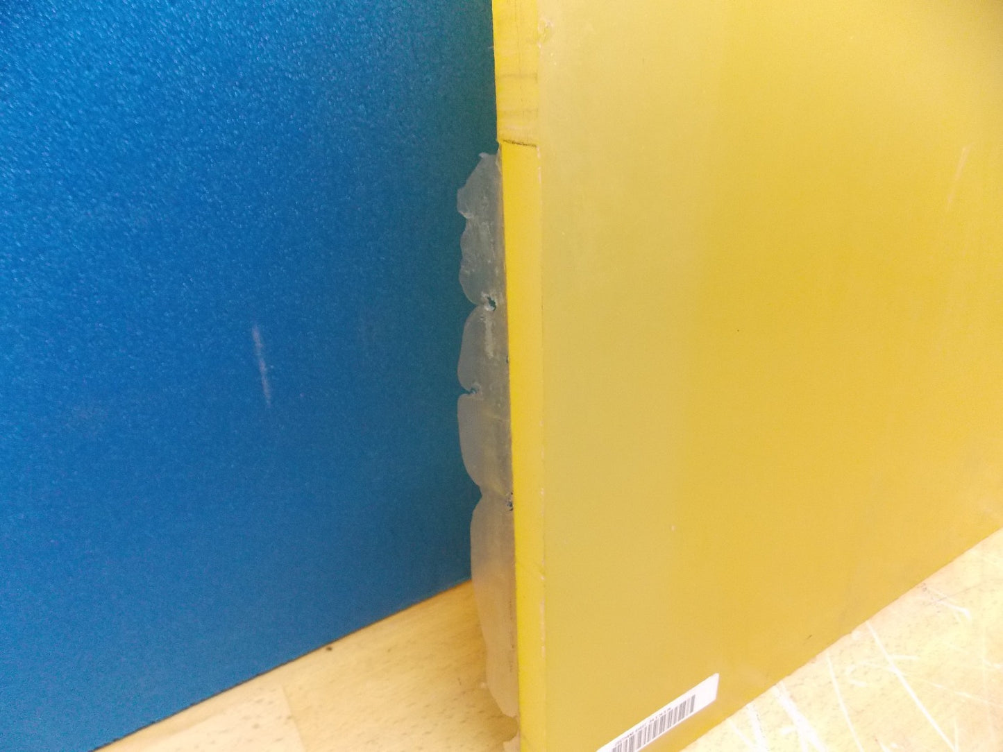 Professional Polyurethane Plastic Sheet 24" x 24" x 3/4" Natural