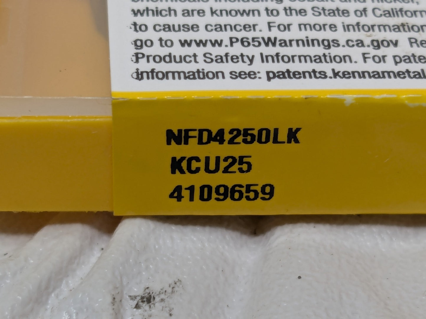 Kennametal Carbide Grooving Inserts NFD4250LK KCU25 QTY 5 4109659
