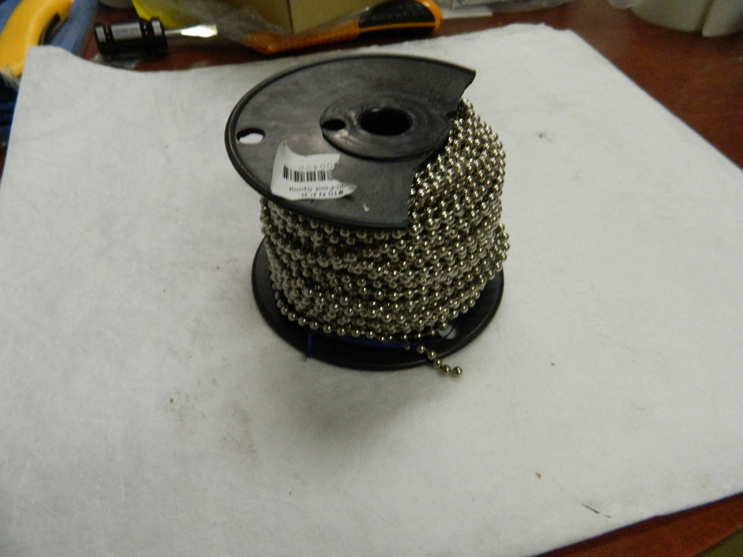 Professional 01727072 #10 Trade Size Brass Ball Chain 100'