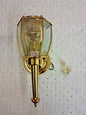 Progress Lighting Outdoor Brass Wall Torch With Beveled Glass P5755-10