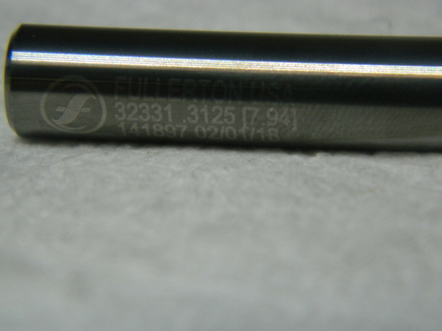 Fullerton Tool  SC Sq End Mill 5/16" x 5/16" x 7/8" 2-1/2" OAL 4 FL Qty 2 32331