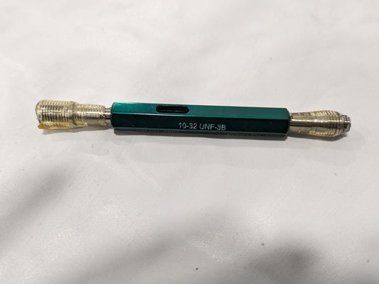 GF GAGE Plug Thread Gage: #10-32 Thread W0190323BS
