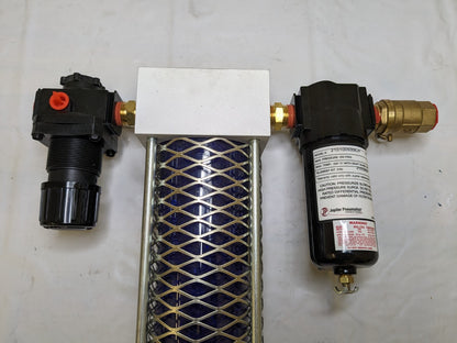 Jupiter Pneumatics 3 Pc. FRL Filter Regulator Lubricator 40 CFM 1/2" NPT 12