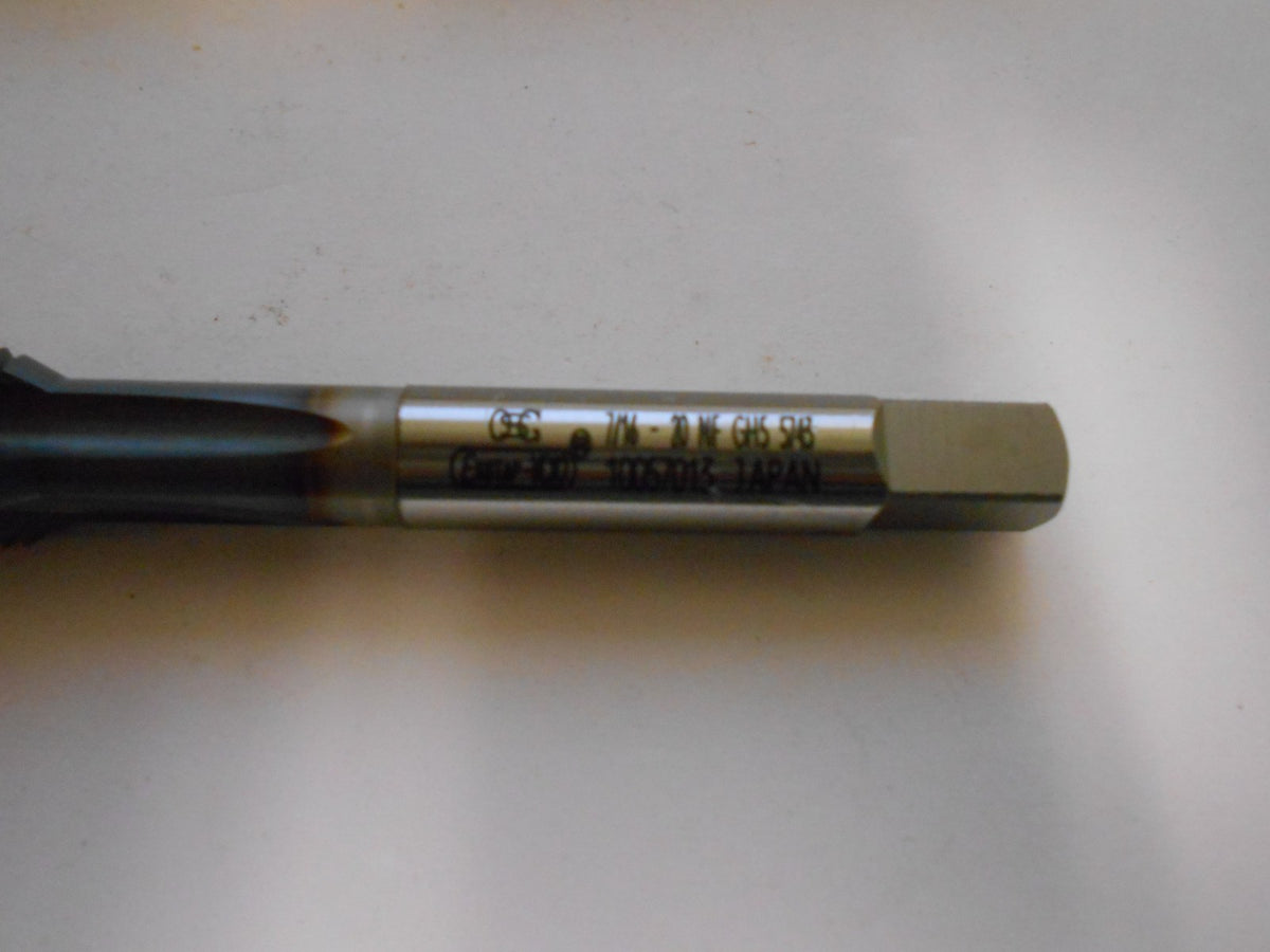 Osg 7/16"-20 4fl Bott Ticn Bottoming Straight Shank Hand Tap Qty 2 10057013
