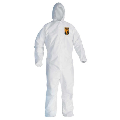 KleenGuard Disposable Splash &amp; Particle Protection Coveralls QTY25 Size XL 4