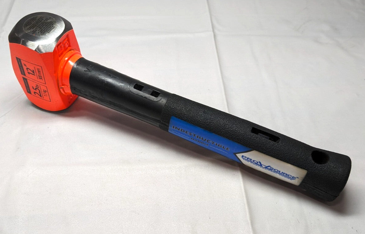 PRO-SOURCE Steel Head Sledge Hammer 2-1/2LB  PSCHID/2.5/12