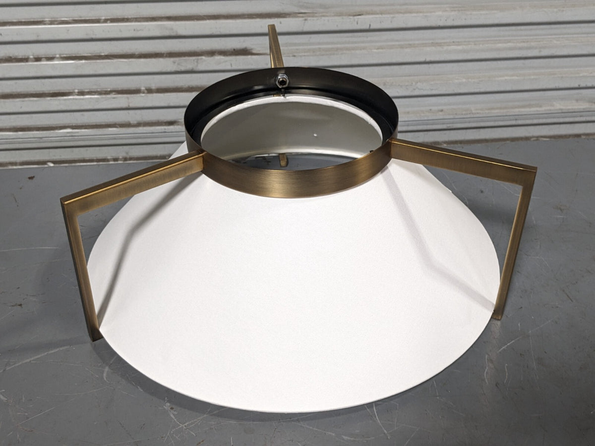 Hinkley Flush Mount LED Light Fixture 20" W. x 7.5" H. Brushed Bronze 3723BR