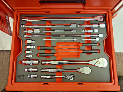 Milwaukee Tool Hard Case Mechanics Hand Tool Set 242 Pcs 48-22-9491
