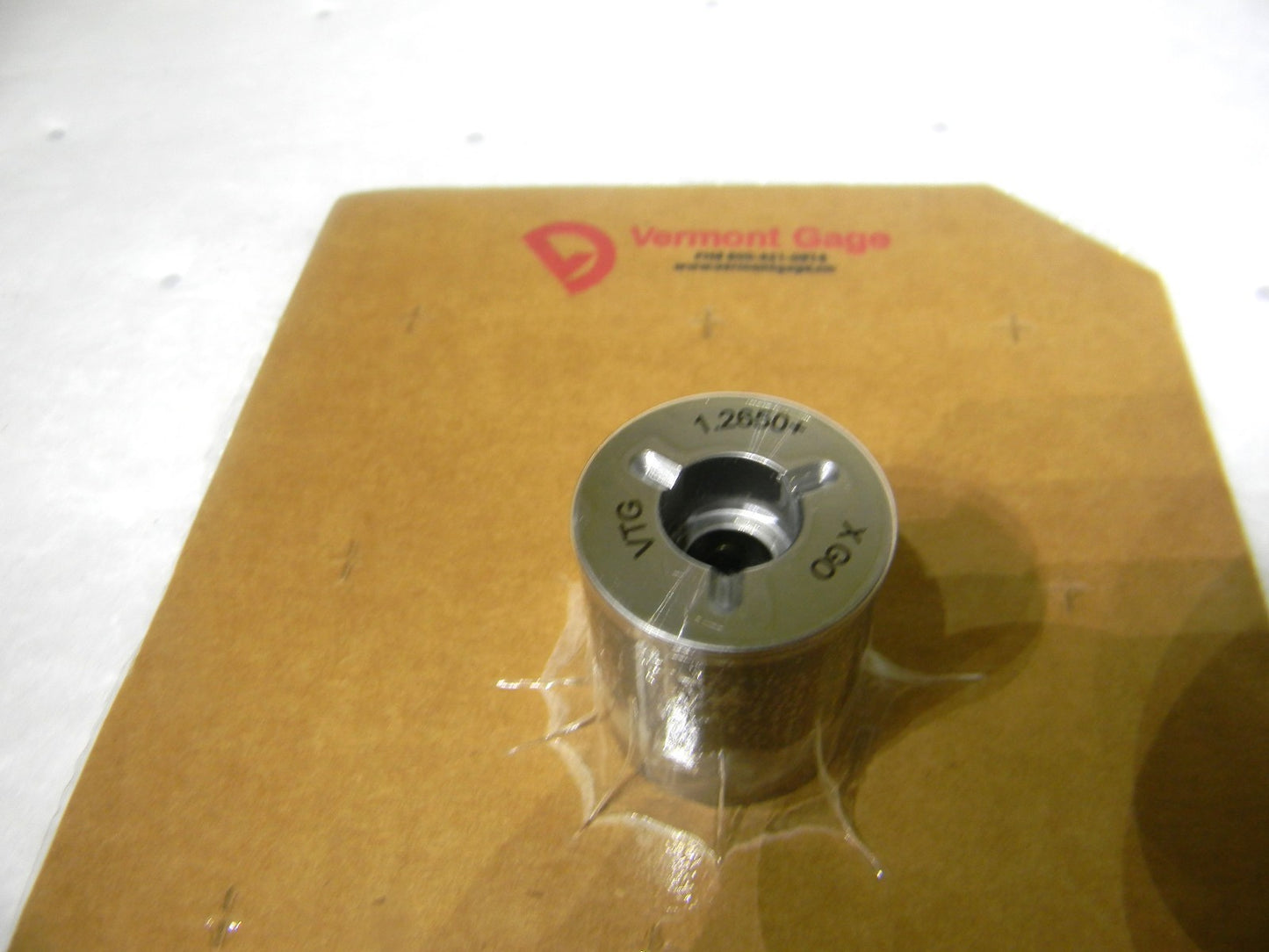 Vermont Gage Class X Plus Steel Pin Gage Go 1.2650 Plus Tolerance 191203110