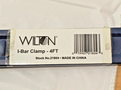 Wilton I-Bar Clamp 4Ft Jaw Opening X 1-13/16" Depth X 1-7/8" Clamp Fac