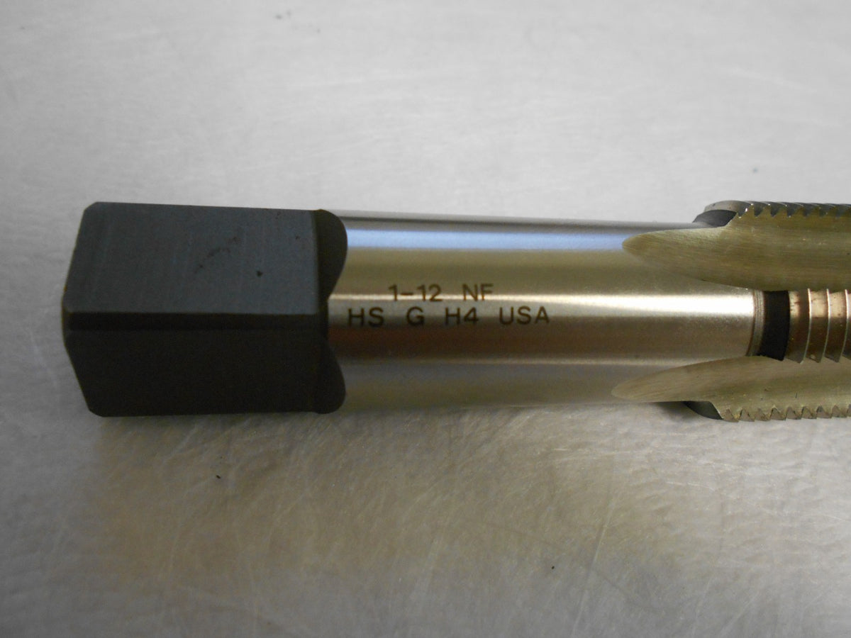 Pro 1"-12 UNF Straight Flute Standard Hand Tap 4 Flute H4 Limit GH4