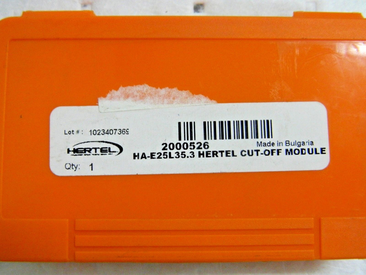Hertel Indexable Cutoff & Grooving Support Blade LH Size 25 HA-E25L35.3 2000526