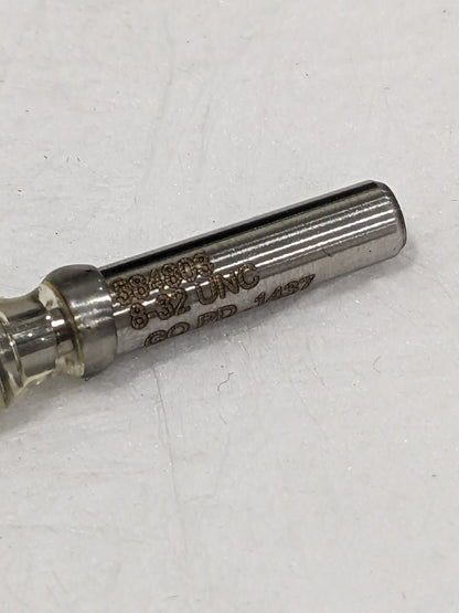 GF GAGE Plug Thread Gage: #8-32 Thread, Go 0.1437" Pitch Dia W016432GK