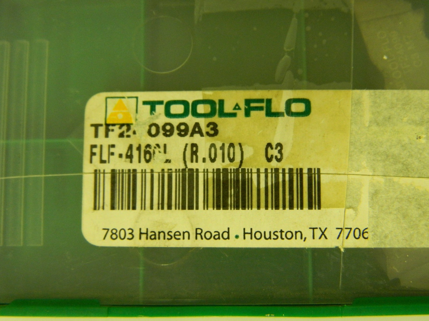 Tool Flo Carbide Inserts  TF24099A3 FLF-4160L R.010 C3  QTy 6