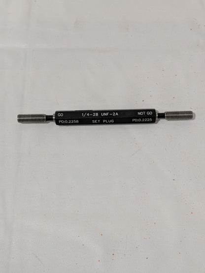 SPI Truncated Taperlock Gage: 1/4-28 UNF, Go & No Go, 2A 23-154-8