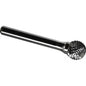 Pro 1/4" Cut Diam 1/8" Shank Diam Carbide Diamond Cut Ball Burr QTY 3