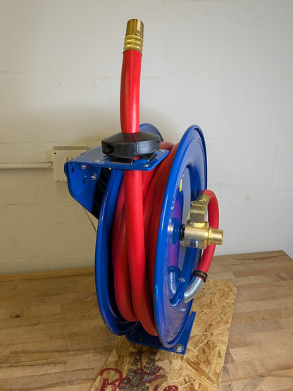 CoxReels Spring Retractable Hose Reel 25 Ft. x 3/4 In. 300 PSI Max. EZ-SH-525