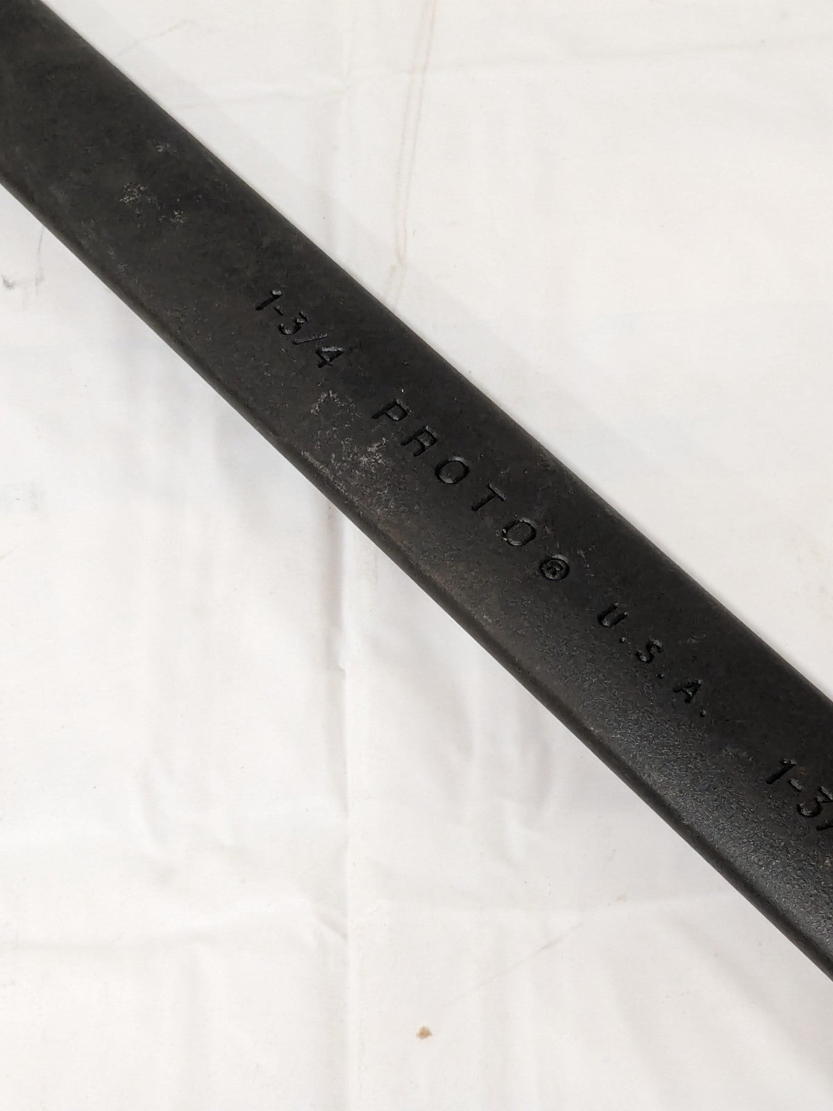 Proto Combination Wrench: 1-3/4" Head Size, 15 deg Offset, 25" OAL J1256B