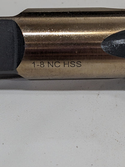 Straight Flute Tap: 1-8 UNC, 4 Flute, Bottoming Chamfer BDNA-20746