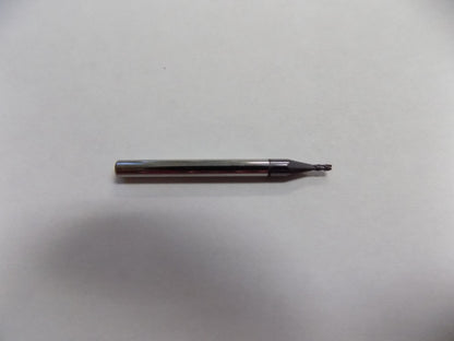 Melin End Mill 2/64" x 1/8" x 1-1/2" 4FL AlTiN Carbide QTY 4 CCMG