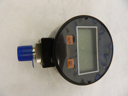 WORKSMART Pressure Gauge 2 1/2" Dial 15 psi 1/4"Thread NPT Lower Mount 59274597