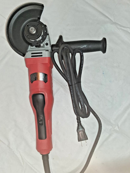Milwaukee Tool Corded 4-1/2" Small Angle Grinder Paddle No-lock 11 Amp 6142-31