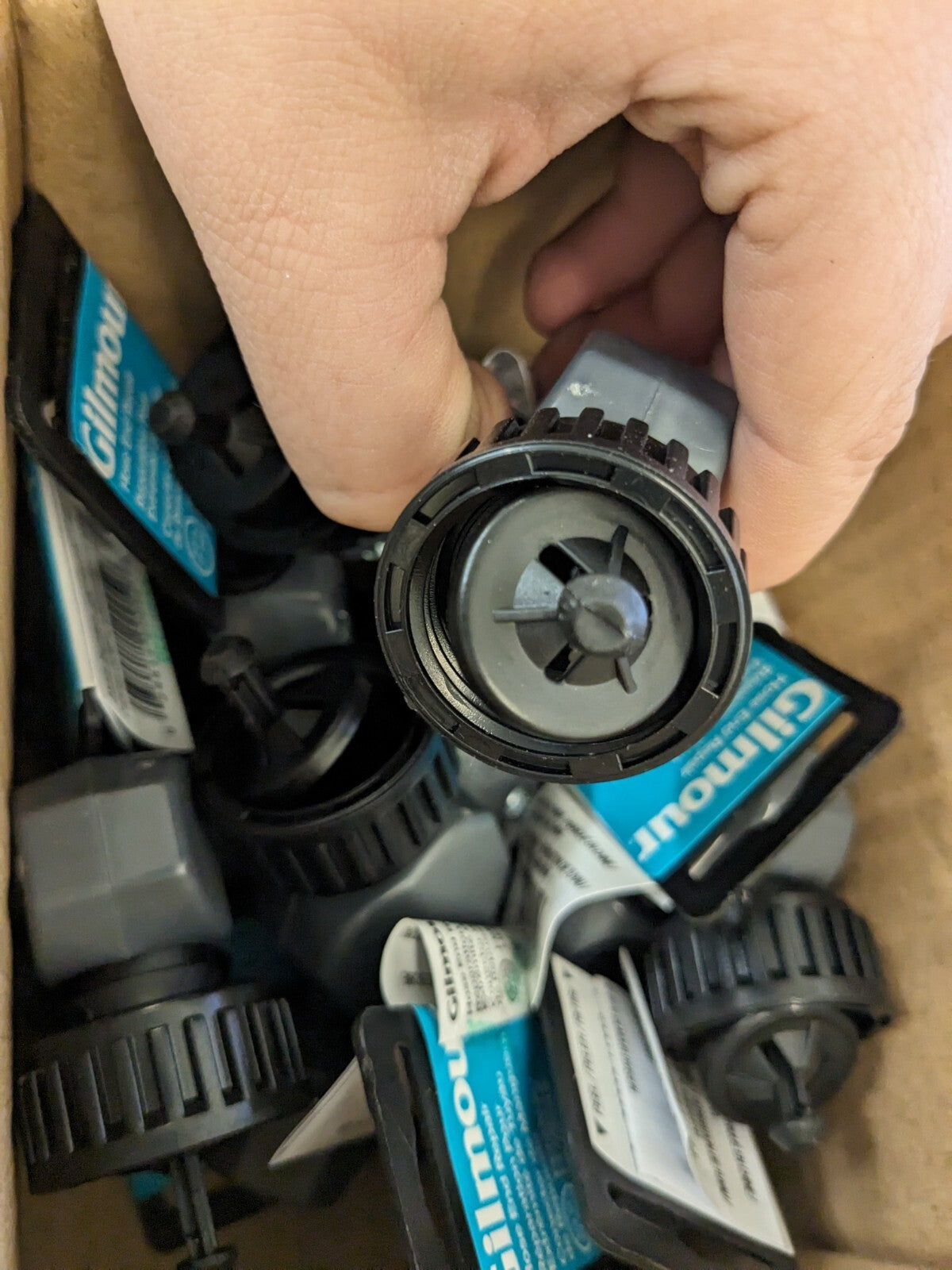 GILMOUR Garden Hose Coupler: 0.5 Hose, Female, 3/4 72pcs 805004-1002