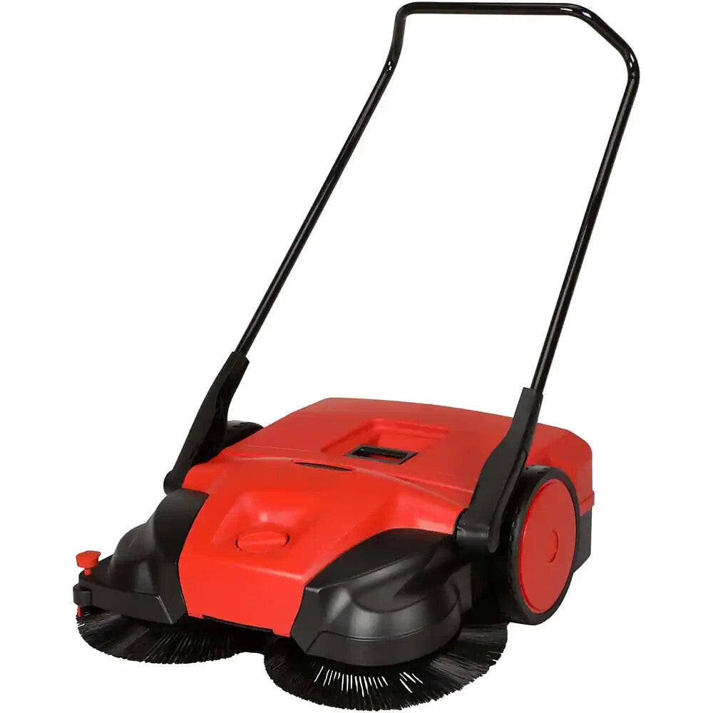 BISSELL 31 Triple Brush Walk Behind Sweeper Manual, 1.76 Cu Ft Capacity BG-477