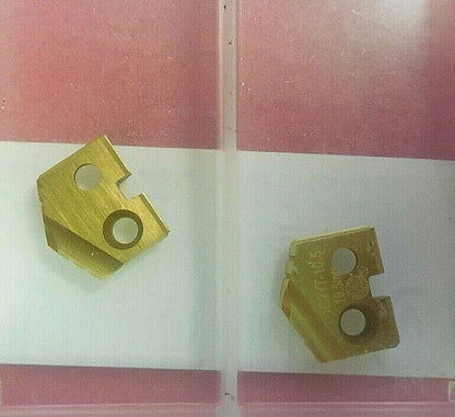 Allied Machine Carbide Inserts 10.5mm TiN Qty. 2  1C2YT-10.5