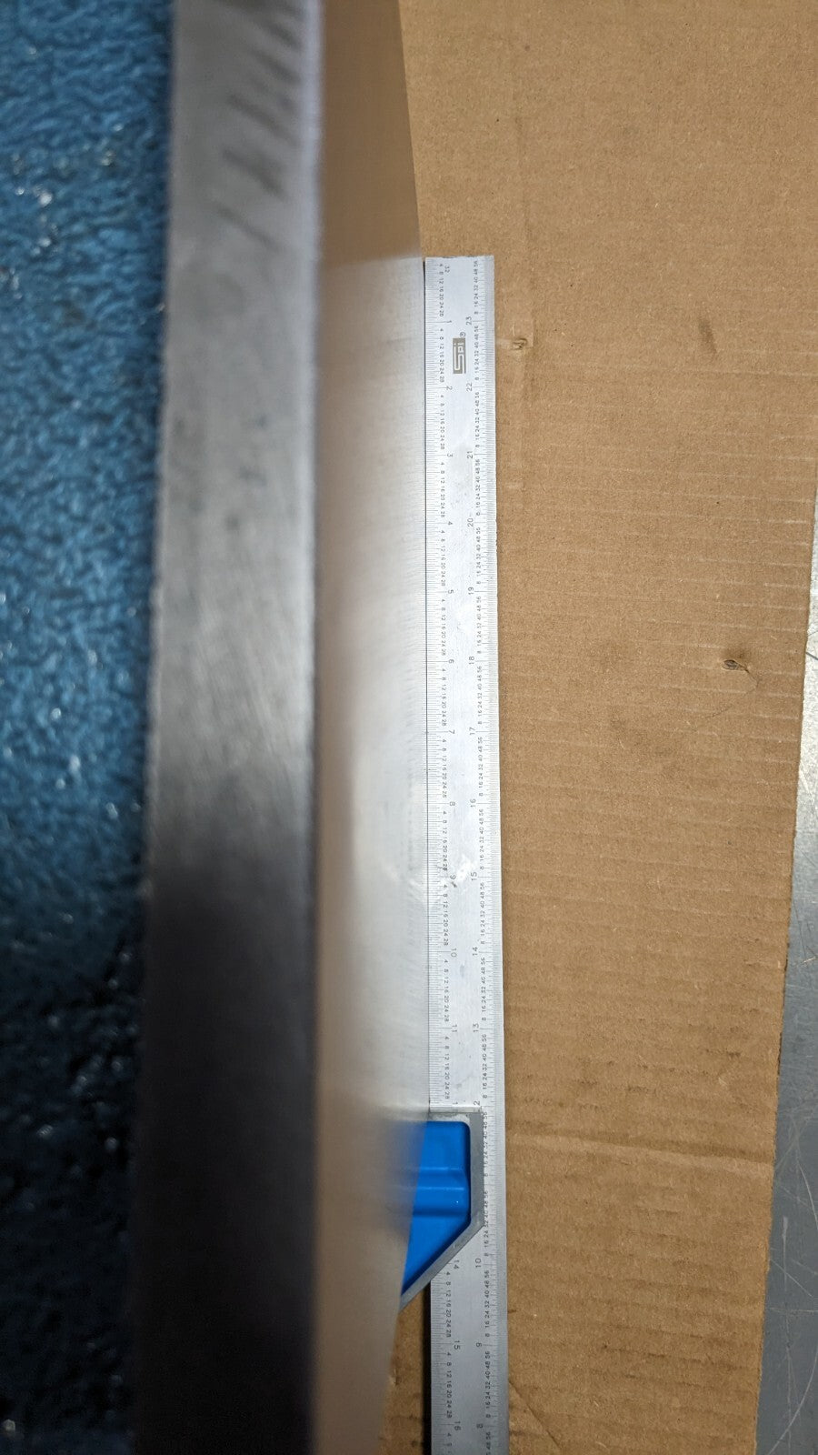 Machined Angle Plate 12" x 12" x 12" Cast Iron Double Web Flat Surface - Damaged