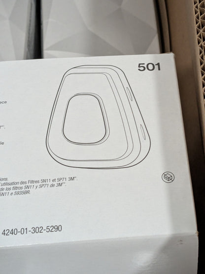 3M Filter Retainer 501, Box of 80 7100211073