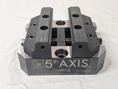 5th Axis Self-Centering Vise Manual 125.7mm x 152.4mm x 73.6mm V562X