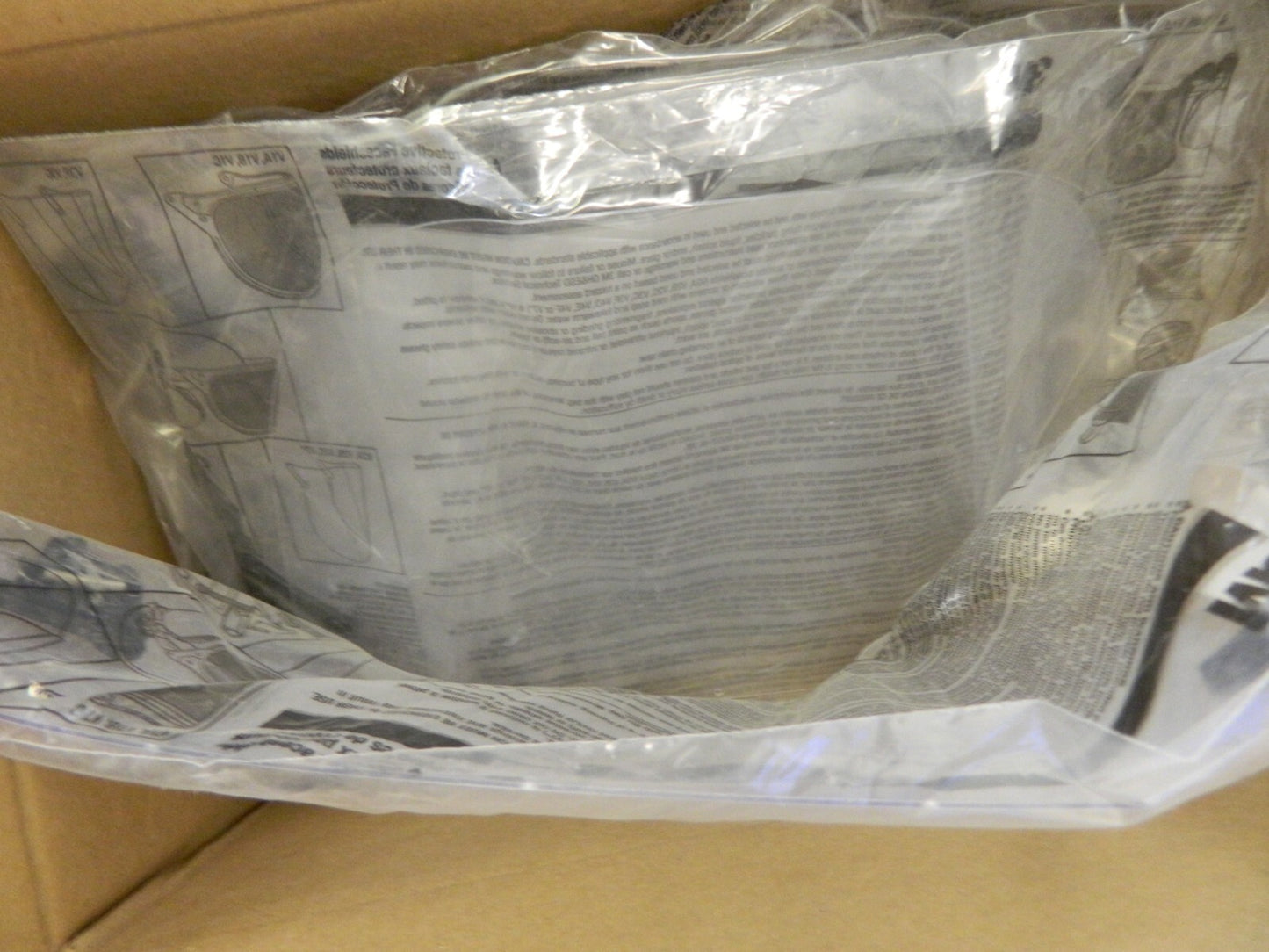 3M Face Shield Replacement Window 5pk, Clear, 6.75" High, 0.13" Thick 7000103812
