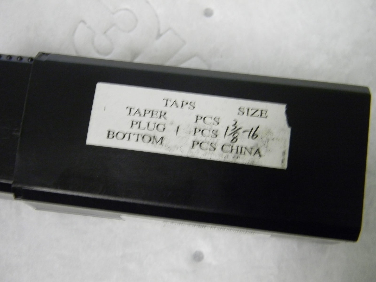 Interstate Standard Hand Tap 1-3/8-16 UNS 6Fl HSS Plug Chamfer 4 OAL 311-4730
