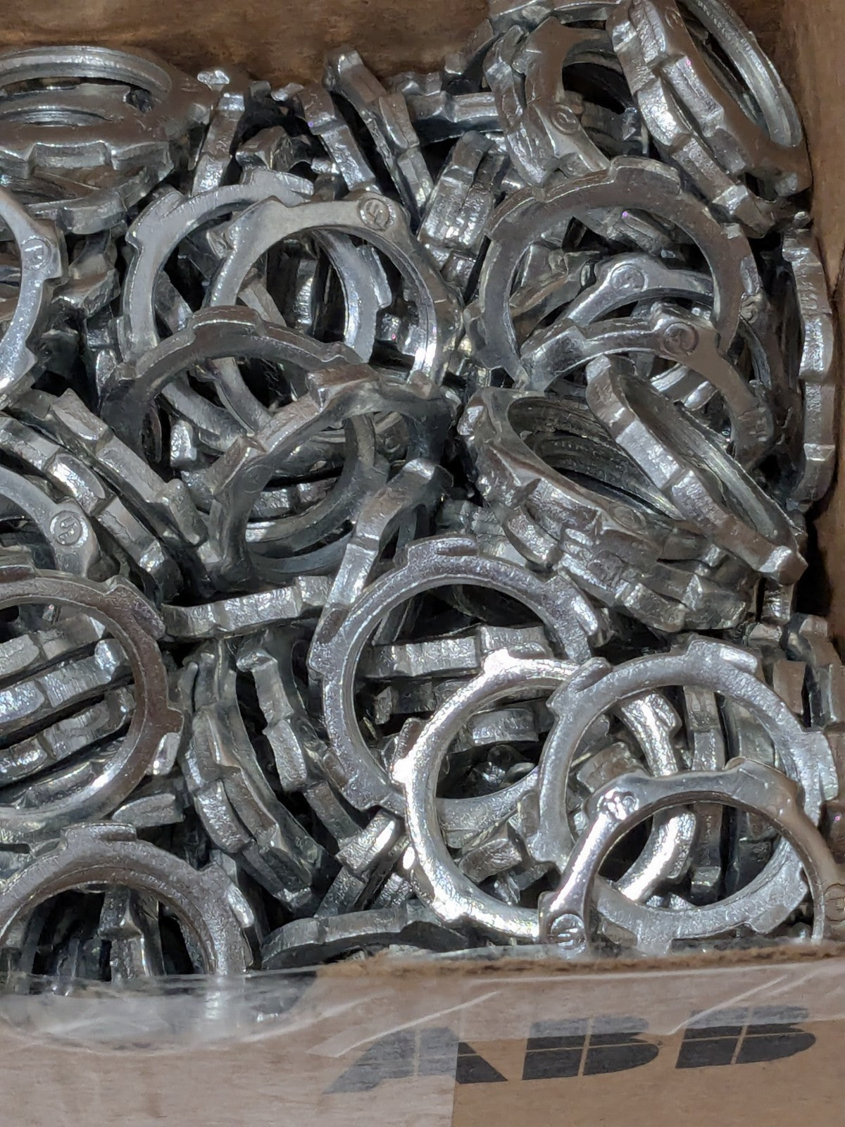 Steel City 1/2" Locknut Rigid/Imc Steel-Zinc Plated Box of 200 LN101SC