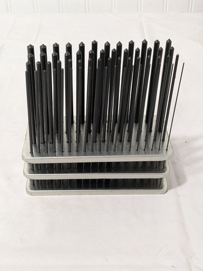 Transfer Punch Set: 60 Pc, #1-60, 4-7/8" Long, With Stand 830-4060