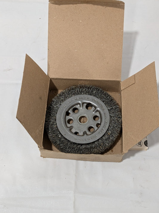 ANDERSON Wheel Brush: 4-1/4" Wheel Dia, 3/4" Face Width 01574