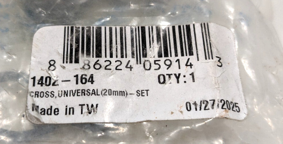 20MM Universal Joint with Retaining Rings  1402-164