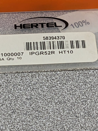 HERTEL Profiling Insert: IPGR52 HC225, Solid Carbide Qty 10 1000007