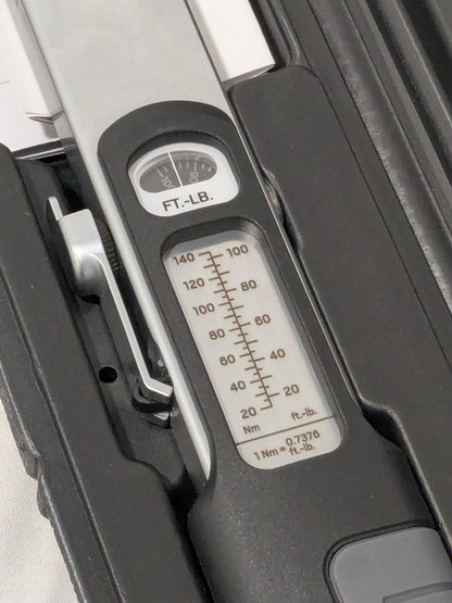 Tekton Beam Torque Wrench: 3/8 in Drive, Square Drive, 18.8000" OAL TRQ62103