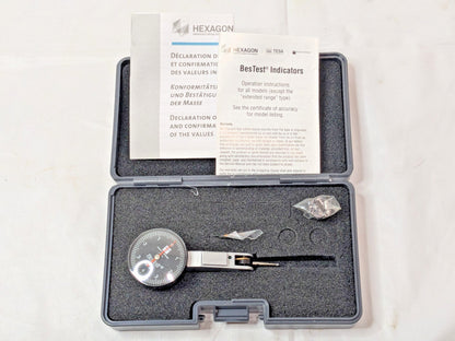 TESA Brown & Sharpe 0-4-0 Reading Dial Test Indicator 0.008" Range 599-7032-5