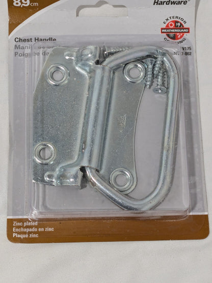 National 3-1/2" Small Box Chest/Door Handle With 4 Screws Box of 5 N117-002