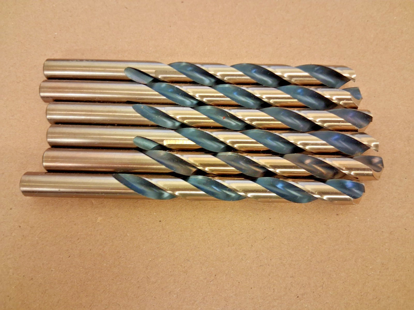 Norseman/CTD Drill &amp; Tool Jobber Length Drill Bits QTY6 25/64 0119" Dia