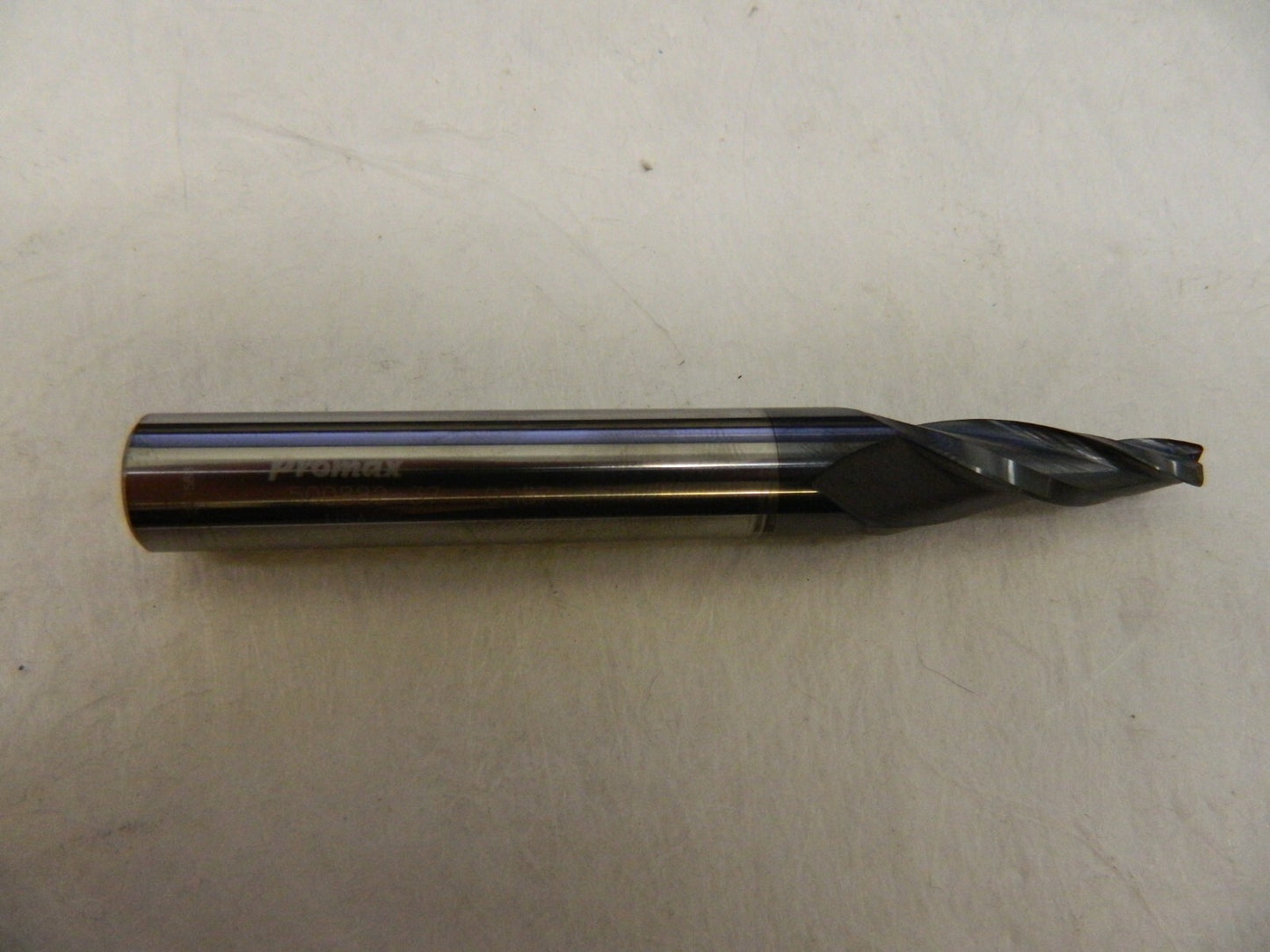 PROMAX7°per Side 3/16" SmallEnd Diam3 fl Solid Carbide Square End mill 500882-37