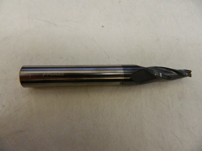 PROMAX7°per Side 3/16" SmallEnd Diam3 fl Solid Carbide Square End mill 500882-37