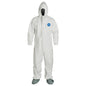 Dupont Disposable Abrasion Protection Coveralls Sz 2XL Qty 25 TY122SWH2X002500