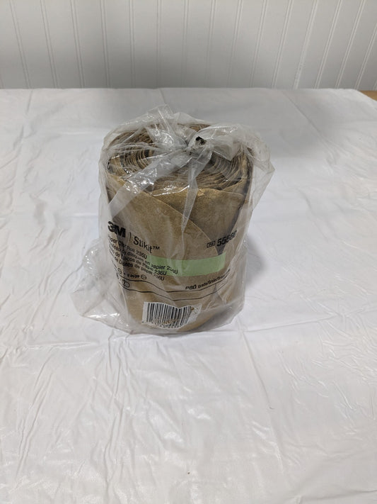 3M PSA Disc: 6″ Disc Dia, 80 Grit, Aluminum Oxide Approx. 100 00051141555607