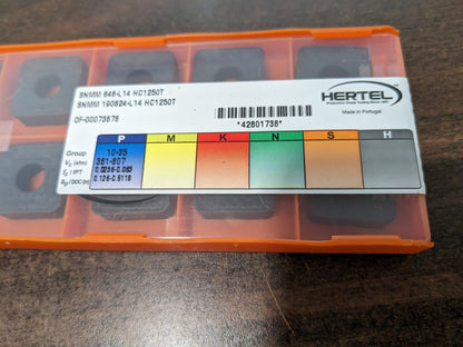HERTEL Turning Insert 10ct SNMM 646L14 HC1250T, Solid Carbide 1002147