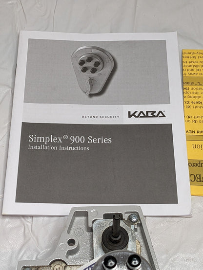 Kaba Push Button Deadbolt 1-3/4 to 2-1/8" Door Thickness 9190000-26D-41