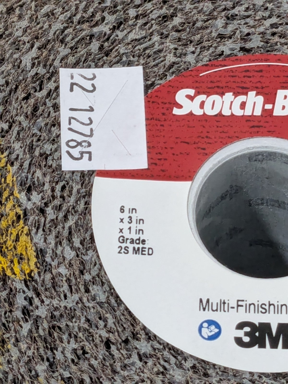 3M Deburring Wheel: 6" X 3" X 1", Density 2, Silicon Carbide 7000148248